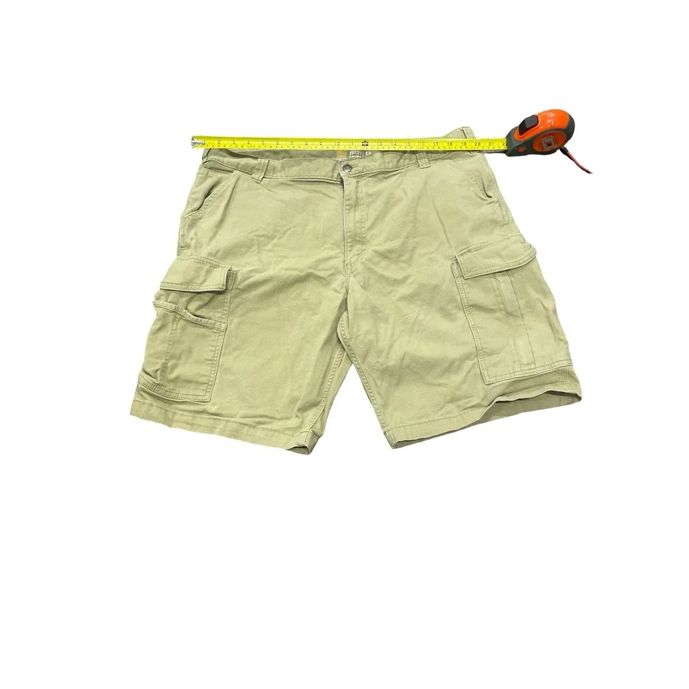 Carhartt Mens Relaxed Fit Cargo Shorts Khaki Tan Canvas Workwear 42 utility